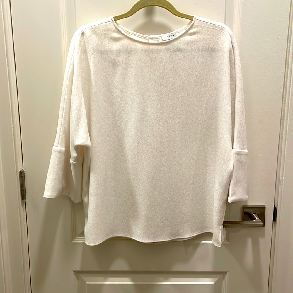 Reiss White Blouse Size 10
